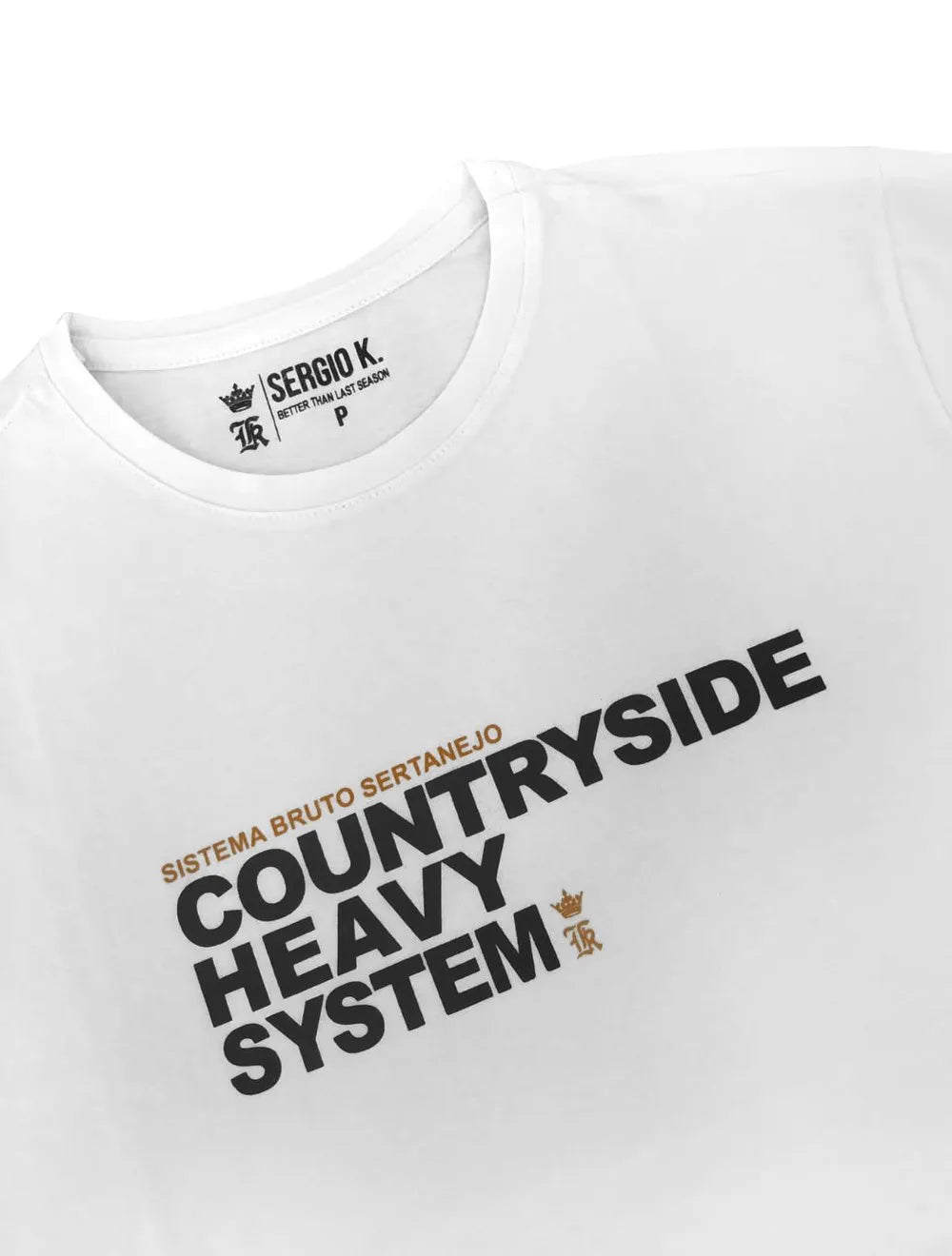 Camiseta Sergio K Masculina Countryside System Branca