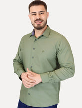 Camisa Dudalina Masculina Slim Tricoline Lisa Verde
