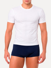 Sunga Calvin Klein Swimwear Trunk Vertical Logo Azul Marinho