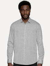Camisa Aramis Masculina Slim Algodão Willis Chumbo