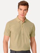 Polo Dudalina Masculina Piquet Essential Color Cáqui Médio