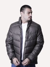 Jaqueta Victory Eagle Masculina Metallic Zip Chumbo