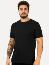 Camiseta Individual Masculina Slim Light Logo Preta