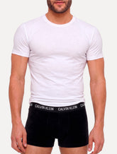 Cueca Calvin Klein Low Rise Trunk Classic Branca Preta Pack 4 UN
