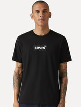 Camiseta Levis Masculina Logo Pequeno Batwing Classic Preta