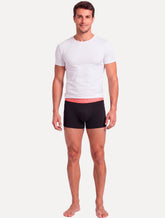 Cueca Calvin Klein Low Rise Trunk Classic 4 Colors Preta e Branca C11.07 ST01 Pack 4UN