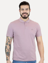 Polo John John Masculina Light Transfer Rosa Médio