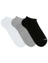 Meia Mash Esportiva Invisível Branca Cinza e Preta Kit 3 Pares