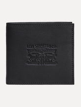 Carteira Levis Masculina Leather Mid Logo Preta