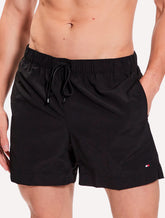 Short Tommy Hilfiger Medium Drawstring Embroidered Logo Preto