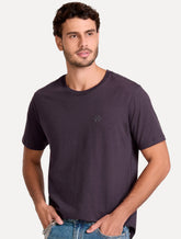 Camiseta John John Masculina Rubber Key Transfer Roxo Escuro