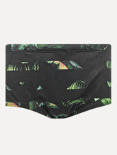 Sunga Calvin Klein Swimwear Listras Folhagem Vertical Verde Escuro