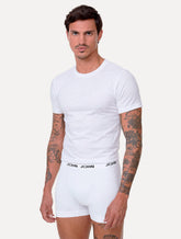 Cueca John John Boxer Poliamida Branca Pack 3UN