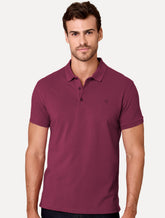 Polo Dudalina Piquet Essentials Cotton Basica Modal Rosa Carmim