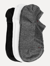Meia Aramis Masculina Invisível Sport Branca Preta Grafite Mescla Kit 3 Pares