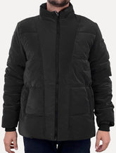Jaqueta Victory Eagle Masculina Suede Puffer Chumbo