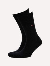Meia Tommy Hilfiger Masculina Classic Long Preta Kit 2 Pares