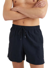 Short Tommy Hilfiger Medium Drawstring Embroidered Logo Azul Marinho