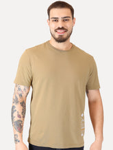 Camiseta Von der Volke Masculina Origineel Side Bottom Code Caqui