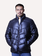 Jaqueta Victory Eagle Masculina Metallic Zip Azul Marinho