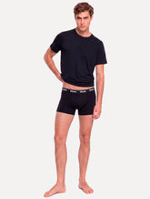 Cueca Mash Masculina Boxer Cotton Basic Preta