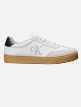 Tênis Calvin Klein Jeans Masculino Palito Embossed CK Branco