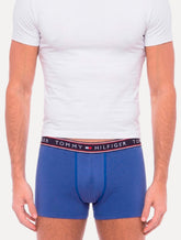 Cueca Tommy Hilfiger Cotton Stretch Trunk Colors Azul Pack 3UN