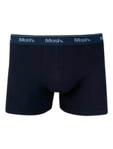 Cueca Mash Boxer Cotton Basic Azul Marinho