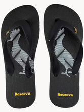 Chinelo Reserva Masculino Go Pica-pau Blur Distortion Lines Preto