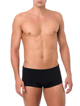 Sunga Calvin Klein Swimwear Trunk Vertical Logo Preta