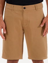 Bermuda King & Joe Masculina Sarja Slim Elastano Cáqui