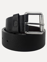 Cinto Calvin Klein Jeans Masculino Couro Roller Logo Preto