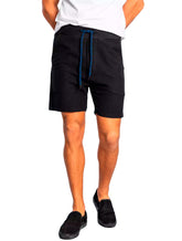 Bermuda Sergio K Masculina Moletom Det Chenille Preta