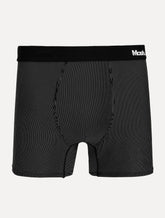 Cueca Mash Boxer Microfibra Risca de Giz Preta