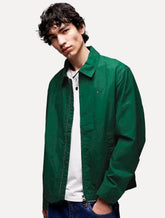 Jaqueta Tommy Hilfiger Masculina Regular Cotton Ivy Verde Escuro