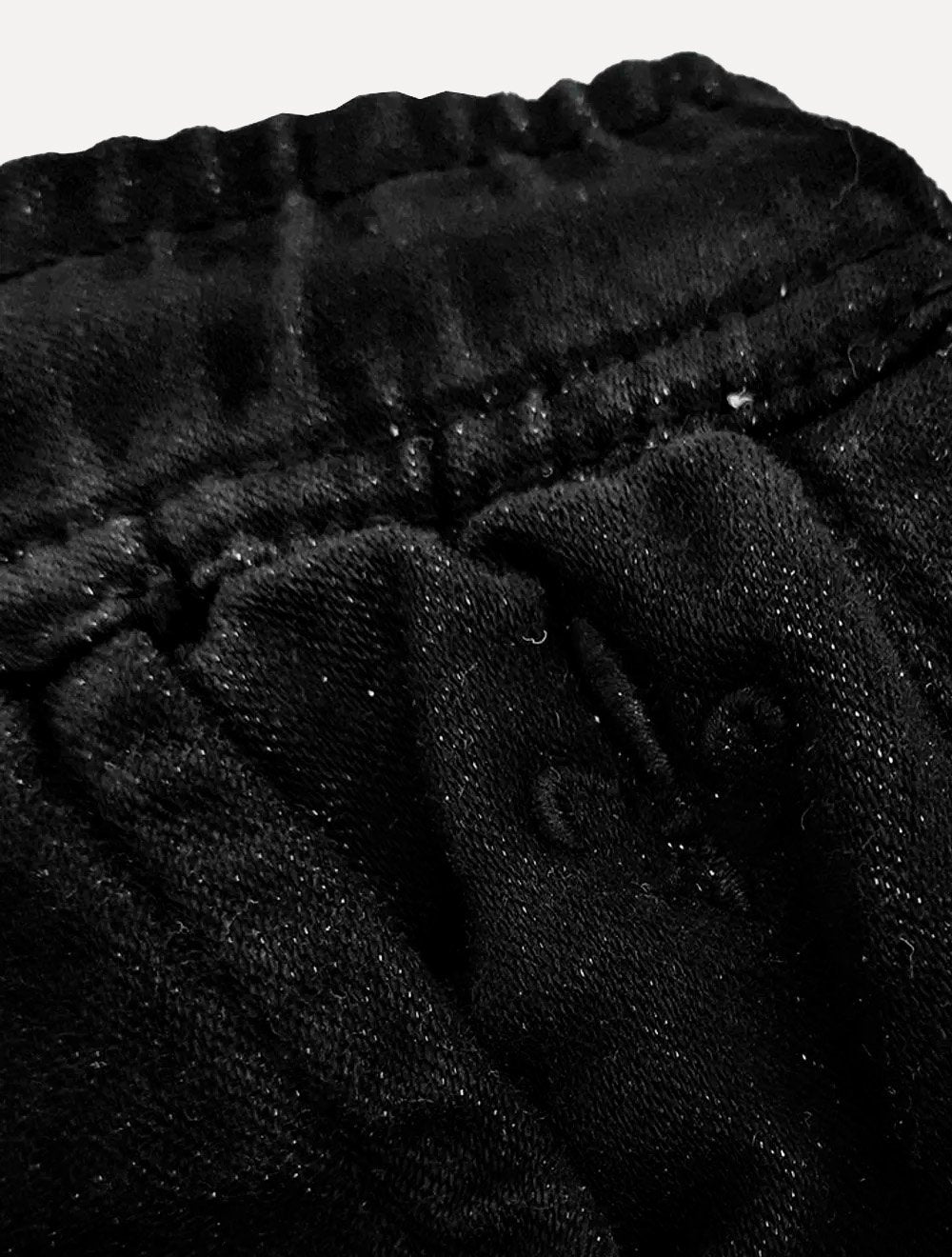 Bermuda Dudalina Masculina Sarja Molet Comfort Preta