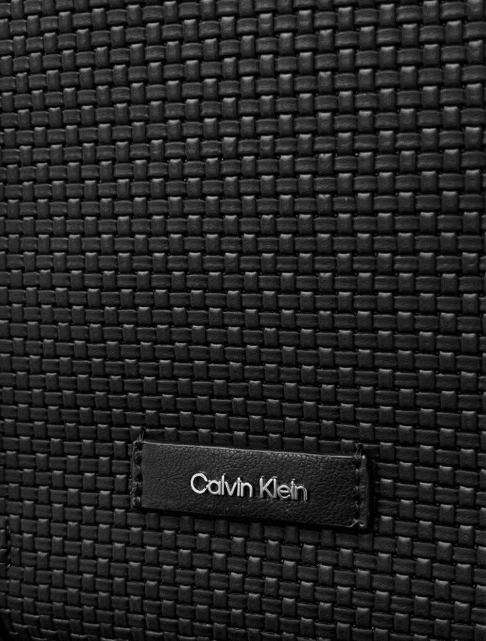 Pasta Calvin Klein Notebook Relevo Alça Removível Preta