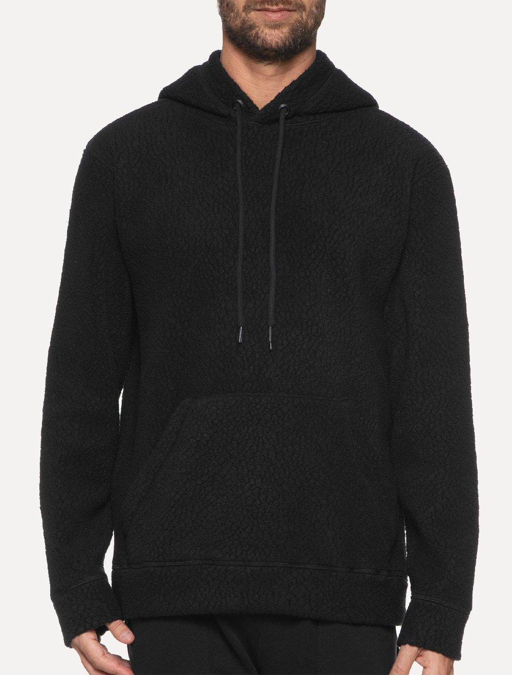 Blusa Reserva Masculina Hoodie Sherpa Preta