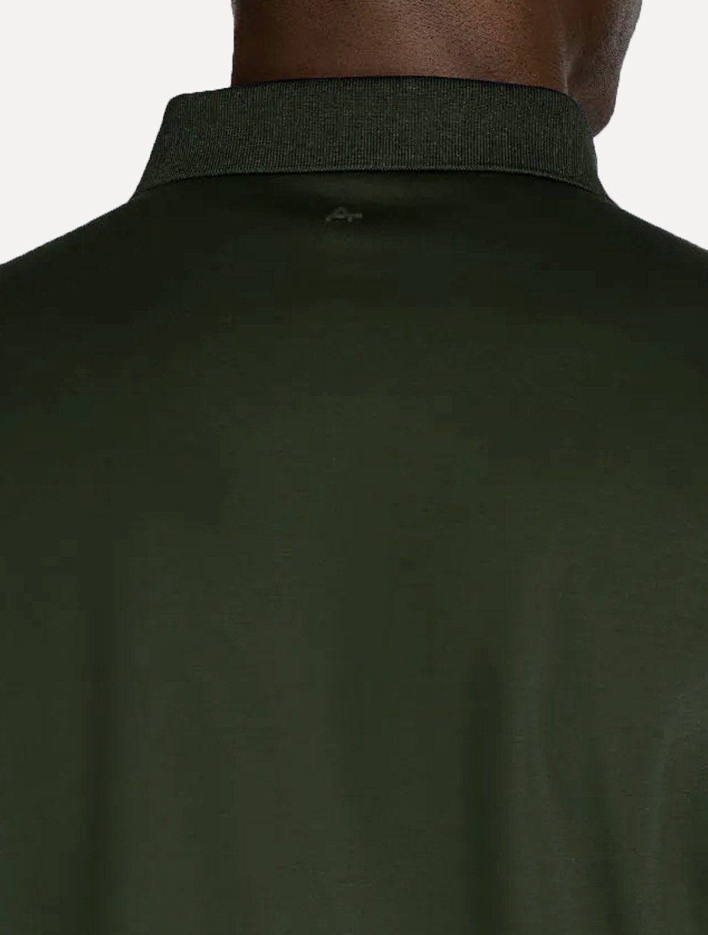 Polo Aramis Masculina Manga Curta Mercerizado Interlock Verde Militar