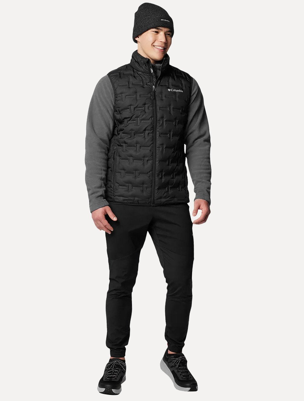 Colete Columbia Masculino Delta Ridge II Down Preto