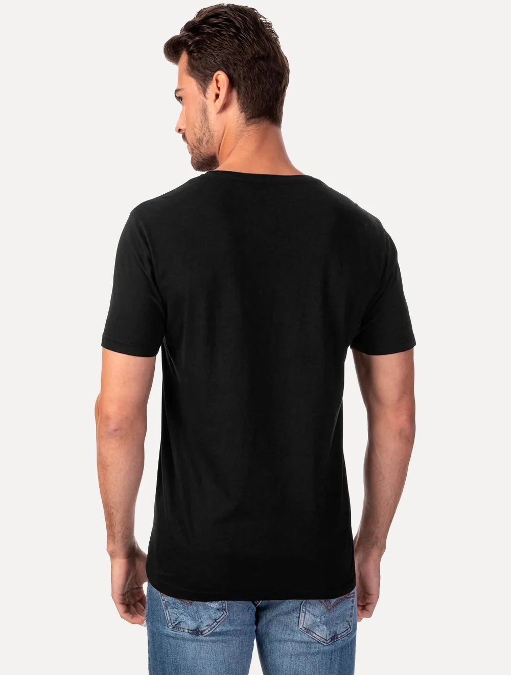 Camiseta Guess Masculina Est. 1981 Preta