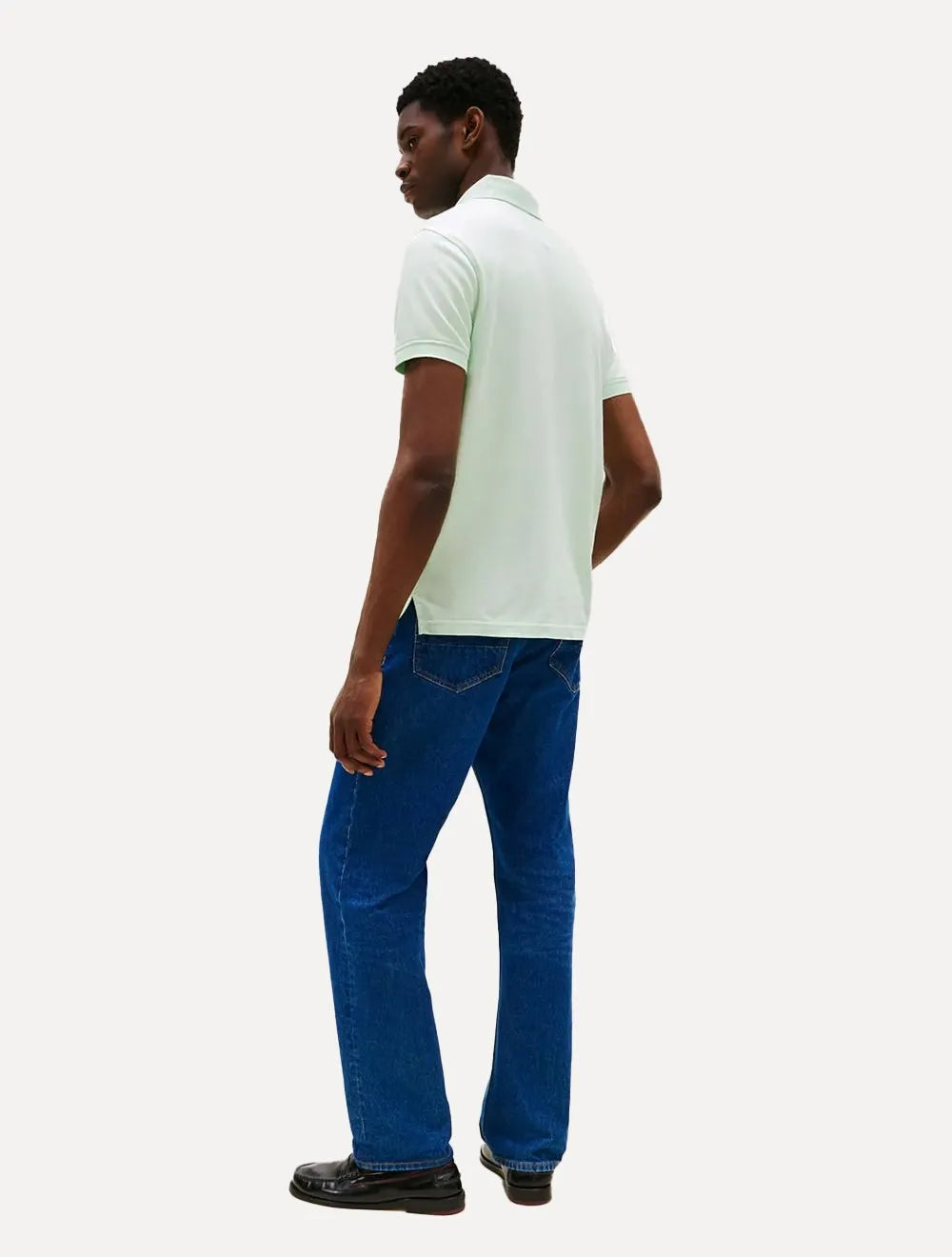 Polo Tommy Hilfiger Masculina Regular Piquet 1985 Verde Claro