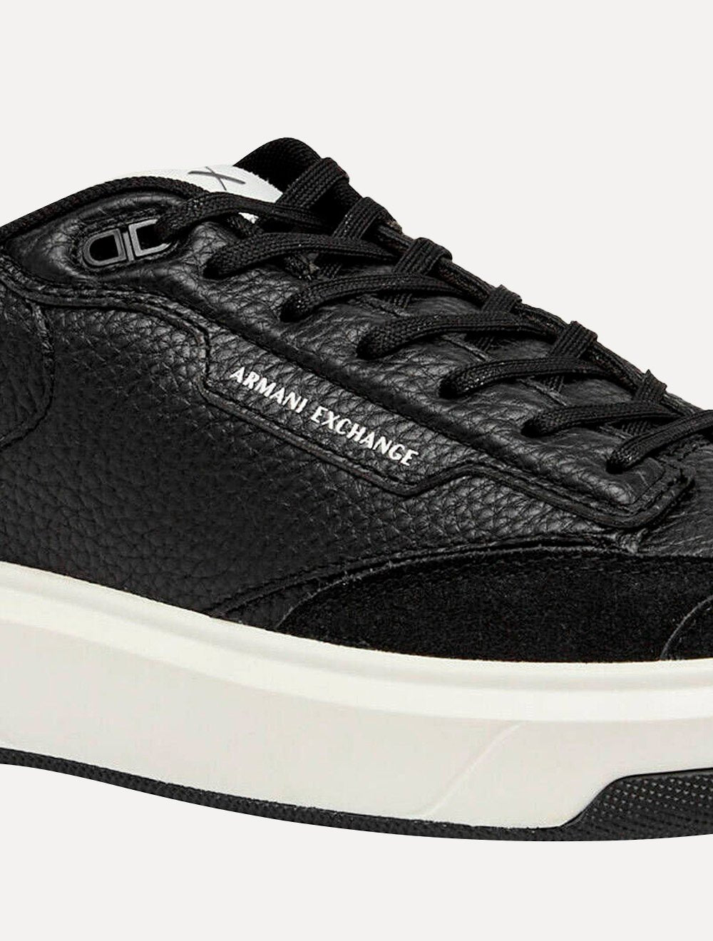 Tênis Armani Exchange Masculino Sneaker Casual Texturizado Preto