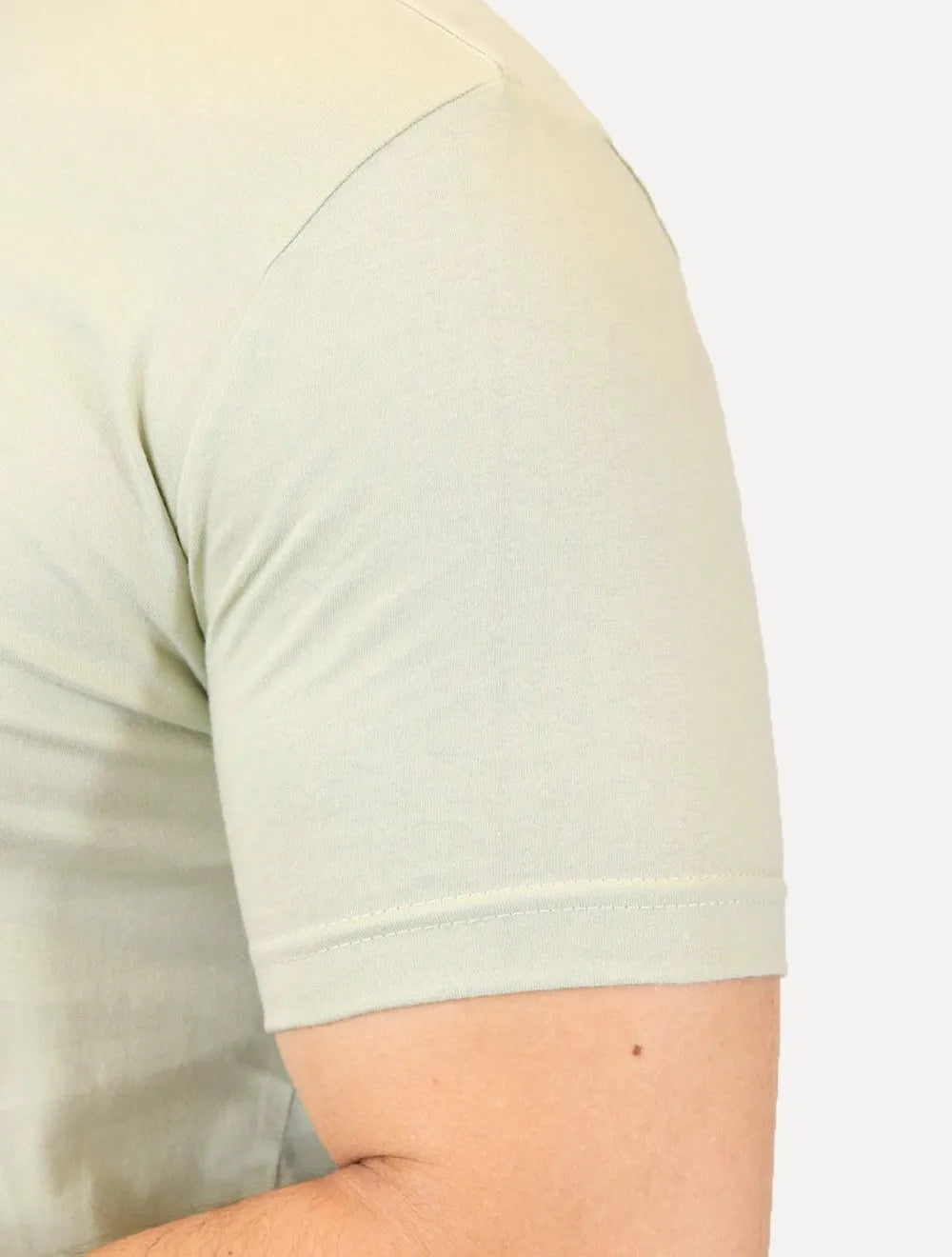Camiseta King & Joe Masculina Good Day Logo Peito Verde Claro