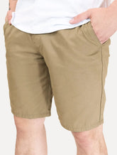 Bermuda Levis Masculina Sarja Chino Straight Areia