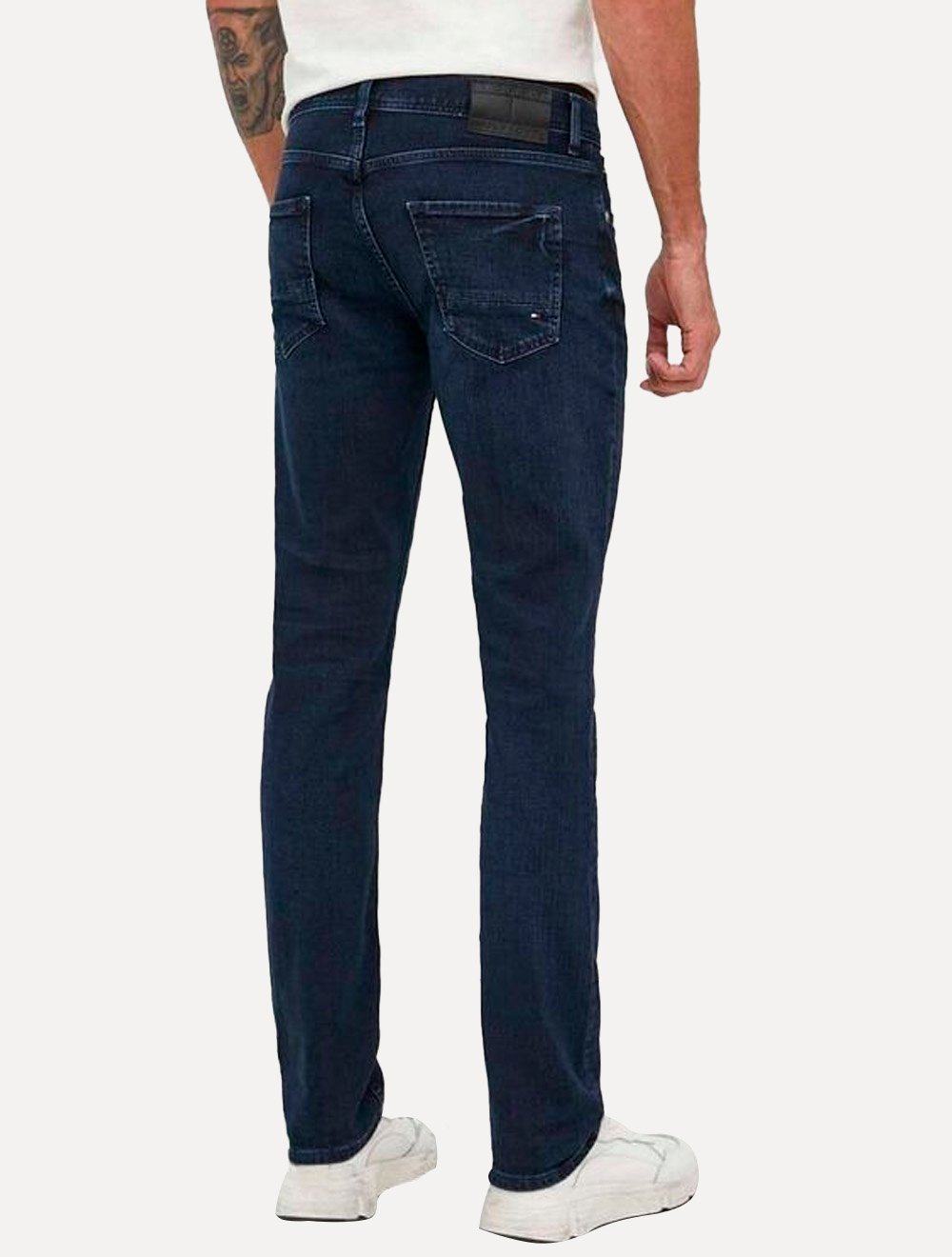 Calça Tommy Hilfiger Jeans Masculina Slim Bleecker Azul Dark