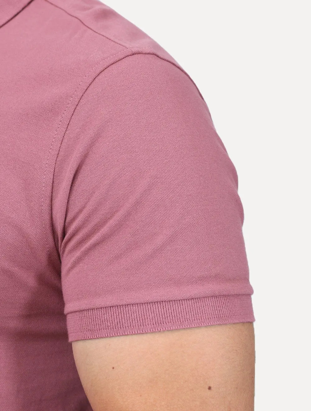 Polo Dudalina Piquet Essentials Basica Cotton Rosa Médio