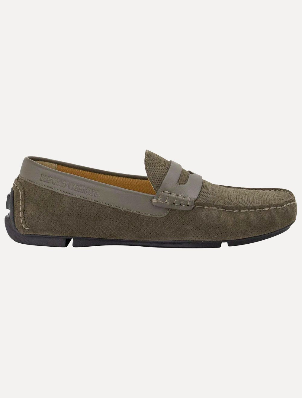 Mocassim Empório Armani Masculino Couro Marrom