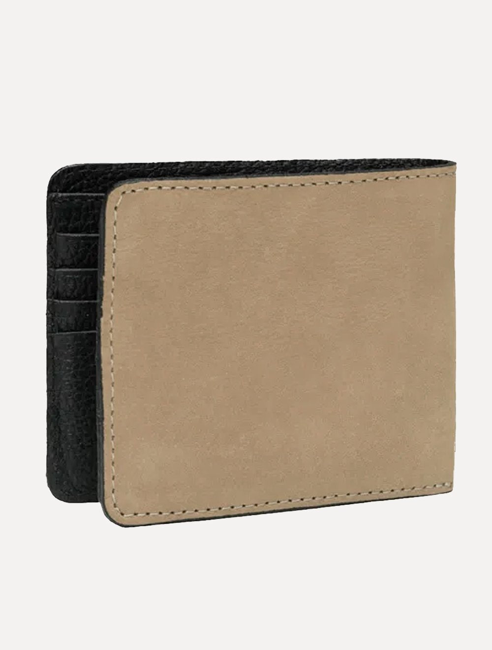 Carteira Calvin Klein Jeans Nobuck Logo Cáqui Claro