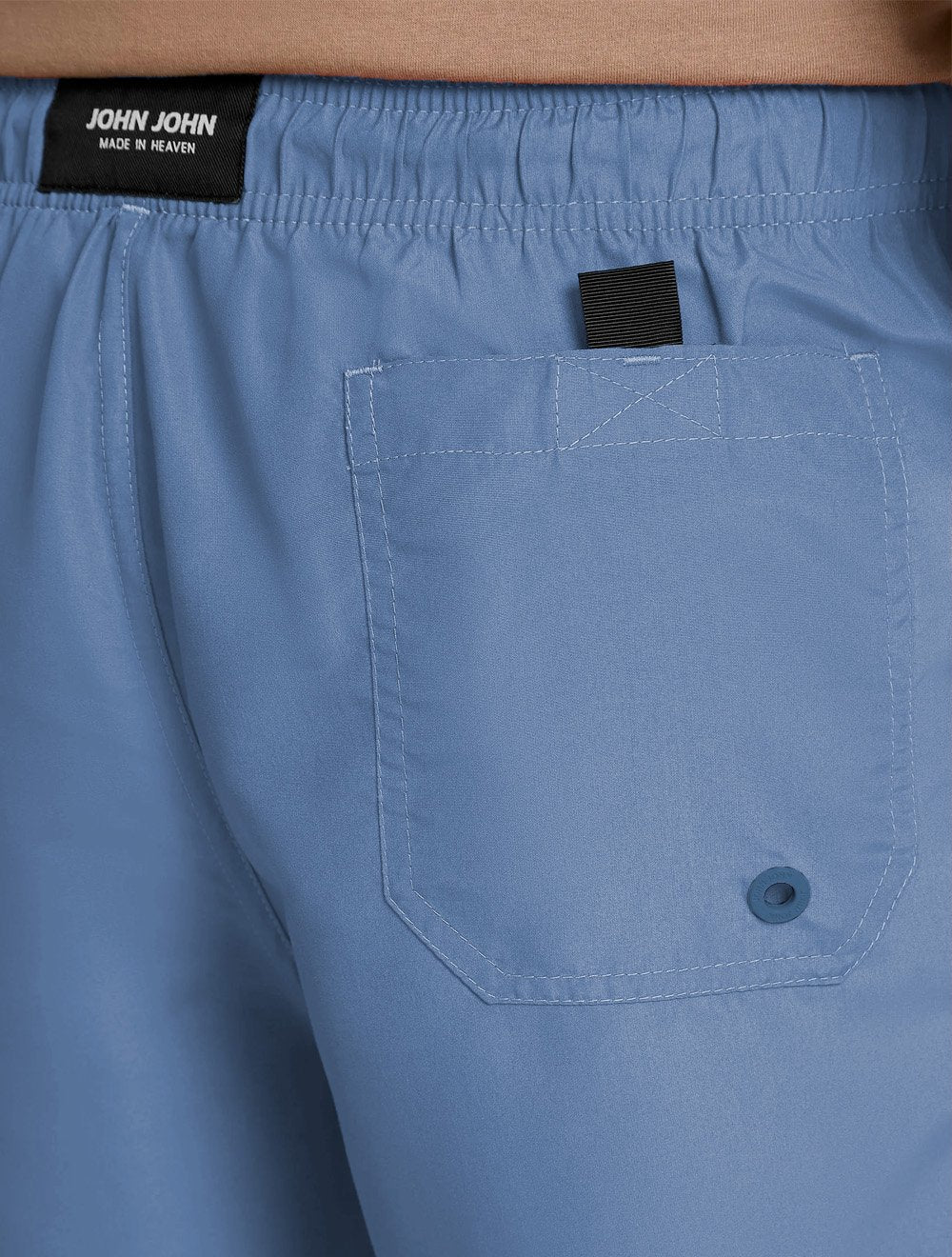 Short John John Masculino Trancoso Fiji Bic Azul Claro